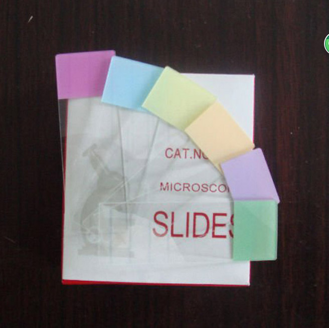 Color Frosted Microscope Slides-Thermal Transfer 