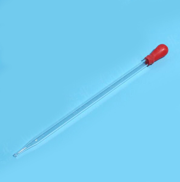 1456 Dropping pipette,straight tip,with latex rubber nipple