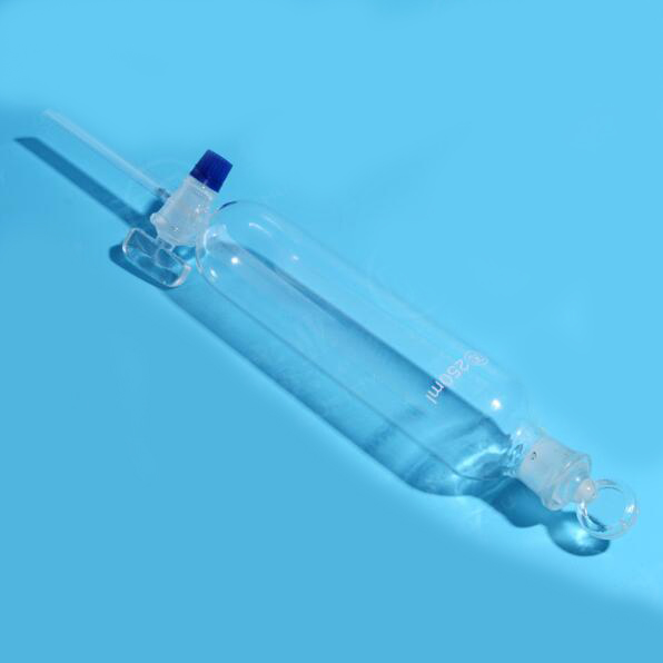 1545 8645 Separatory funnel,Cylindrical shape,with ground-in glass stopper and stopcock